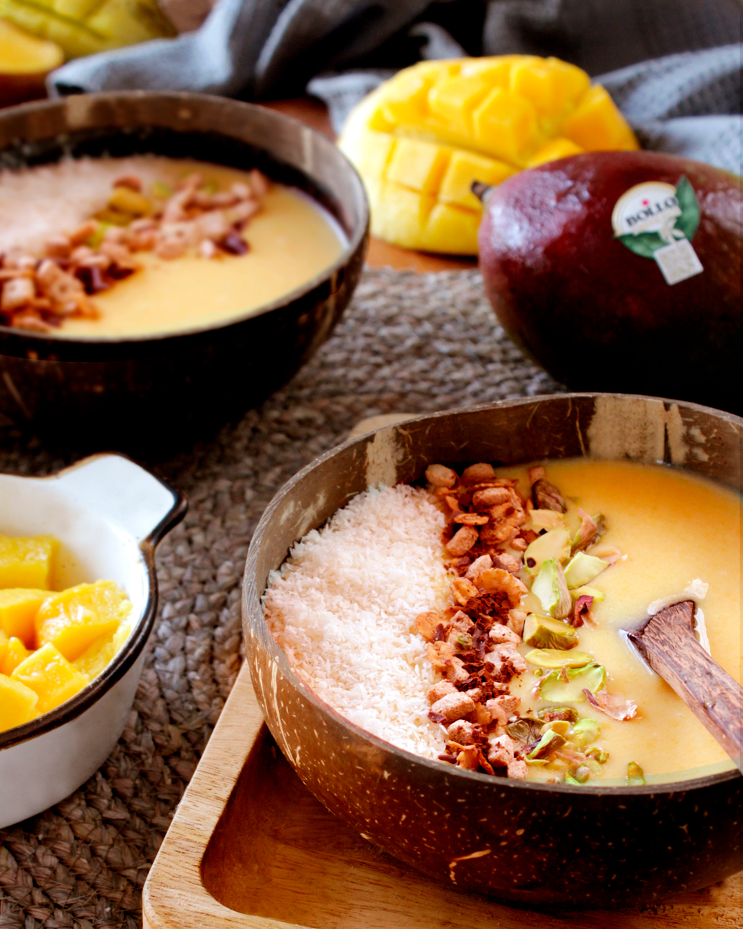Smoothie bowl de mango