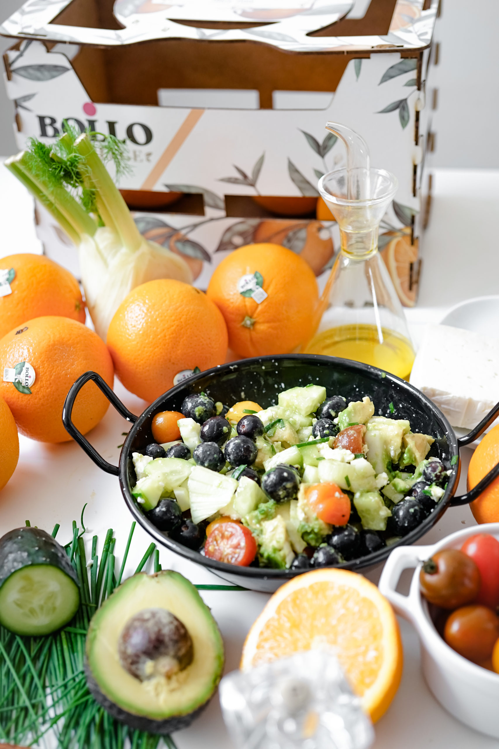 Fennel salad with orange dressing